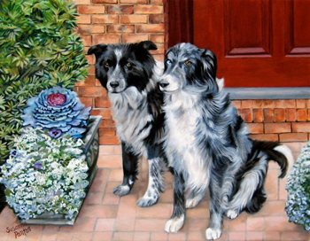 Pepper and Petey commission by Susanna Pantas